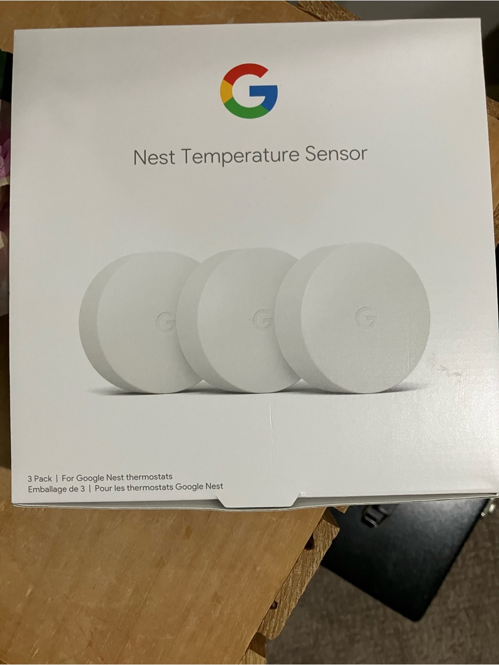 Google NWOT Nest Temperature Sensor 3 pack